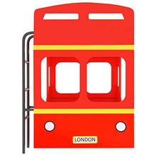 BIGTO - Struttura letto a castello in MDF per letto autobus, per camera da letto, colore: rosso, 90 x 200 cm