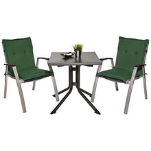 Beautissu Cuscino per sedie da Giardino e spiaggine Loft NL - 100x50x6cm -soffice Imbottitura e Comfort Extra - Verdone