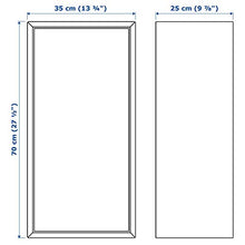 Armadio EKET con anta e 2 ripiani 35x25x70 cm grigio scuro