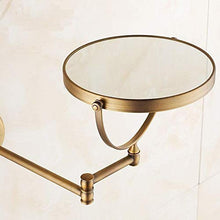 SGSG Specchio per Il Trucco Specchio da Parete in Rame, Specchio bifacciale Antico per Bagno/Camera da Letto Specchio di Bellezza