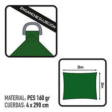 AKTIVE 53919 - Gazebo a Vela Verde Scuro 200x300 cm