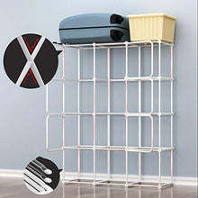 Locker Withdoor Armadio 3-Hanging Archivi Rimovibili di Plastica Divide-Grid Scaffali Clothes Home Camera MUMUJIN (Size : 111X47X183CM)