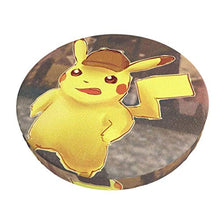 Pikachu - Coprisgabello rotondo per sedia da bar, lavabile, elastico, per sgabelli rotondi da 35,6 cm