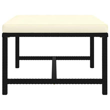 Tidyard Set 5 Pezzi Salotto da Esterno con Cuscini in Polyrattan,Mobili da Giardino in Rattan,Set Divani Modulari da Giardino,Nero