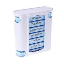 DOITOOL Contenitore per pillole da viaggio 7 giorni 28 scomparti portapillole per quattro giorni settimanali, portapillole con design a cassetto portatile e a prova di umidità
