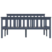 FAMIROSA Giroletto con 2 Cassetti Grigio in Massello di Pino 140x200 cm-0705