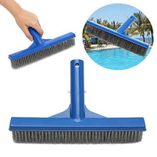 JUSTDOLIFE Spazzola Professionale per Piscina con Spazzola in Acciaio Inossidabile