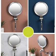 TOPBATHY Specchi Doccia Antiappannamento con Gancio Punzonato Specchio per La Casa Specchio per Il Trucco Specchio da Barba per Bagno Gabinetto
