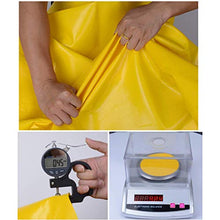 YANXIH Telone Telo di Plastica Giallo Impermeabile in PVC con Occhielli, Coperture per Piante da Fiore Resistente alla Pioggia, 450g/m²(Size:2×2)