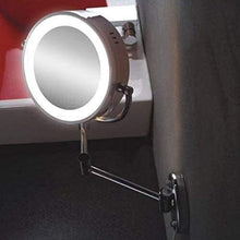 Specchio 8.5 Pollici a LED a Parete a Parete Vanity Mirror 10x Zoom Mirrors Silver Makeup Mirror