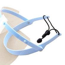 EXCEART Visiera in Plastica Trasparente Viso Integrale Cucina Visiera Antispruzzo Antinebbia Visiera Protettiva per Cucina Esterna (Blu)