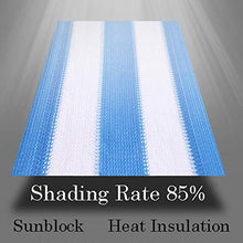 CYY Rete Ombreggiante 7x26ft / 2x8m, Panno per Protezione Solare a Strisce Resistente Ai Raggi UV 85%, Coperture Balcone Cortile (Dimensioni Multiple)