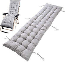 Topstylehouse, 1 cuscino reclinabile in morbido cotone, cuscino per divano da esterni, schienale alto, comodo cuscino antiscivolo, lavabile, facile da pulire (grigio, 48 x 170 cm)