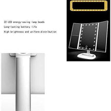 Specchio per il trucco del touch screen del touch screen del touch screen dello specchio di ingrandimento 3x 3x 3x, 22 specchio di vanità con le luci