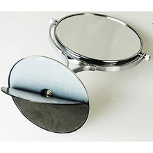 Dongyd Specchio per il trucco da 6 Pollici - Specchio Fronte/Retro Portatile/Specchio ingranditore/Specchio per Il Trucco Rotativo a 360 °