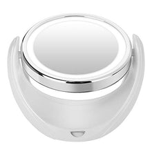 Specchio da trucco, LED HD 5X Magnifier 360 gradi girevole doppio specchio trucco Vanity specchio