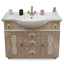 SHOP CHIC MOBILE BAGNO CON LAVABO IN LEGNO PROVENZALE MASSICCIO