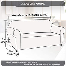 TOPOWN Copridivano Elasticizzato, Jacquard Copridivano Antiscivolo, Copertura per Divano, Lavabile Coprisofà Divano Protezione per Divano (3 Posto, Grigio)
