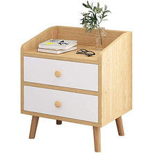 Comodini in legno comodino comodino comodino comodino camera da letto stand laterale libreria moderna con 2 cassetti mobili per casa ufficio comodino