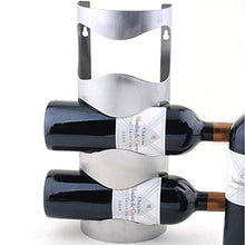 Porta vino alla moda in acciaio inox da appendere alla moda, scaffale per vino creativo cornice da parete per ispessimento vino