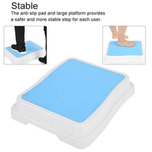 Scalino da bagno, antiscivolo, stabile, resistente, 40,7 x 45,7 x 7,9 cm, comodo sgabello per bambini anziani