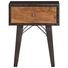 vidaXL Comodino 40x30x50 cm in Legno Massello di Recupero