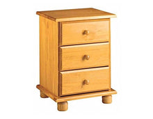 Dogar Altea Tavolino 3 cassetti, Pino, Colore Miele, 55x48x34 cm
