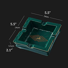 Ceramica Ceramica per Sigarette sigari Stile Luce Stile di Lusso per casa Ufficio, ECC. Tray MULTIFUNCIZIONALE Tray-Dark Green Green Indoor BJY969