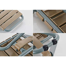 TLMYDD Sgabello Pieghevole da Parete for Bagno con braccioli Sgabello da Bagno