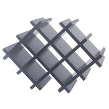 Mensola per vino in legno, da parete, moderna, decorativa, include 1 scaffale per bottiglie e 4 ripiani in legno (nero)