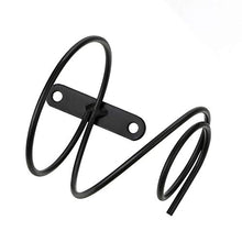 BSTKEY - Set di 6 portabottiglie da parete in ferro, per bottiglie di vino e liquore A spirale.