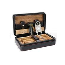 YUTRD ZCJUX Legno di Cedro Cigar Humidor Box umidificatore Cutter Set Accessori in Pelle Humidor Cigar Box Caso Cigar Viaggi