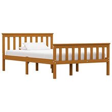 FAMIROSA Giroletto con 2 Cassetti Marrone Miele Legno di Pino 120x200 cm-0530
