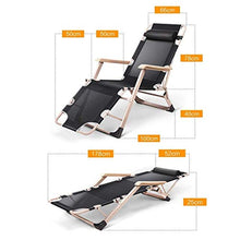 FACAZ Sedie da Giardino di Grandi Dimensioni reclinabili, Sedia a Sdraio Pieghevole Portatile da Campeggio per Prato da Spiaggia all'aperto, con Supporto per Cuscini 200 kg