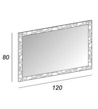 Mobile bagno a terra moderno America bianco opaco, misura cm 120, con specchio, lavabo e colonna