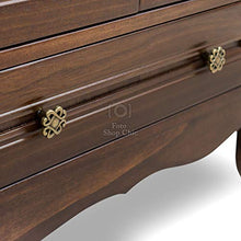 Shop Chic Arredo bagno 85cm con specchio e pensile arte povera color noce