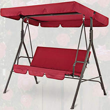 ZXD Dondolo Coperti da Giardino, taffettà di Poliestere 190T Baldacchino Impermeabile, Parasole Anti-UV 3 Posti, per Cortile con Giardino Patio Esterno Balcone