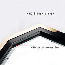 Bathroom mirror Specchio Bagno in Acciaio Inox Specchio Argento HD Specchio Bagno in Stile Europeo Specchio per lavabo Specchio a Parete