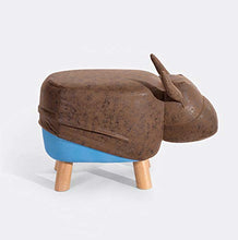 Mobili per la casa e Giardino Simpatico Pouf Imbottito, Pouf ottomano Imbottito per Bambini Gomma Pelle Scamosciata Pouf Pouf Sgabello poggiapiedi Ottomani da Cucina (Colore : A)
