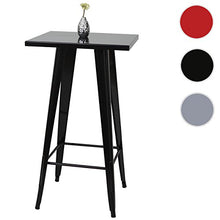 Tavolo tavolino da Bar HWC-A73 Metallo Nero