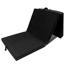 vidaXL Materasso Schiuma Ripiegabile Pieghevole 190cm Nero Letto Matrimoniale
