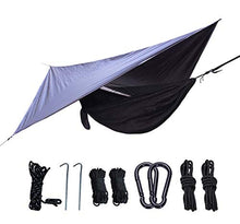 Amaca Amaca Esterna Anti-zanzariera + Set Canoa Tenda Da Campeggio Portatile A Doppio Uso Per 1-2 Persone Che Dormono Sedia Sospesa