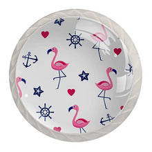 Maniglie per cassetti Manopole per cassetti Manopole rotonde Confezione da 4 per armadietto, cassetti, cassettiere, cassettiere ecc - Flamingos AnchSteering Wheel
