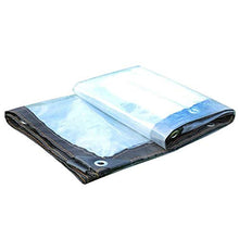 3x5 ， Telone impermeabile resistente impermeabile trasparente telone giardinaggio antipolvere antipioggia riutilizzabile copertura per auto barbecue polietilene(Size:2x3M)