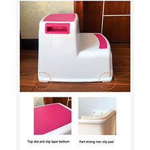 LZL Sgabello WC Multi-Function Squatty Vatty Bambini da poggiapiedi per Bambini Sgabello Antiscivolo Posizione igienica adeguata per la Salute Vasino Tozzo (Color : Blue, Dimensione : Small)