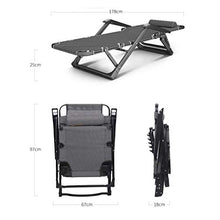Lettini Prendisole Pieghevoli per Esterni Sedia a Sdraio Zero Gravity Patio Sedia Oversize Sedia Reclinabile Regolabile Lay Flat