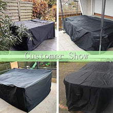 COUYY Coperchio Impermeabile da Giardino e Poltrona da Giardino Personalizzato,300 * 250 * 90cm