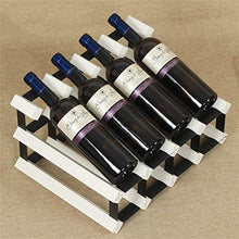 Wine Rack Holder 8 Bottle Wine Rack -Solid legno Multi-Function Piano Vino Shelf Calice Hanging Shelf WTZ012 (Color : Red wine)