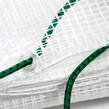 STI Telo Bianco occhiellato Trasparente retinato Antivento antistrappo Anti UV Misura 2,5x4 mt