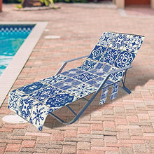 Sdfsa - Coprisedia portatile per piscina, con tasche laterali, per prendisole, per piscina, sdraio, per vacanze